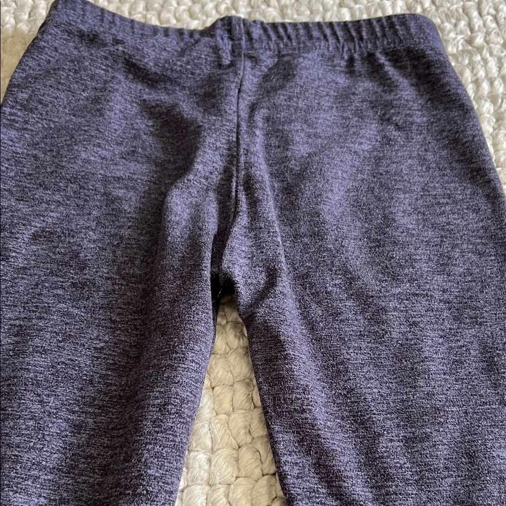 Dark heather purple girls Leggings Dori